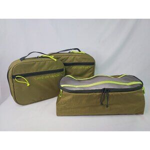 Mystery Ranch Mission Control Pouch (2) and Zoid Cube (1) Lizard Green Sample
